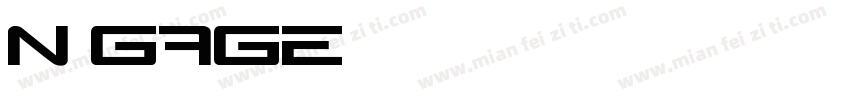 N gage中文字体字体转换